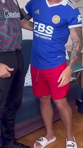 He Came to Watch a Soccer Game and I Scored a Goal with My Cock