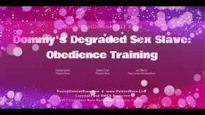 Dommy's Degraded Sex Slave