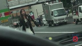 random japanese girl from the street fucked hard in the room