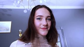 Saggy tits slut Ellie Wain'_s first interracial double anal penetration from five black cocks EKS337