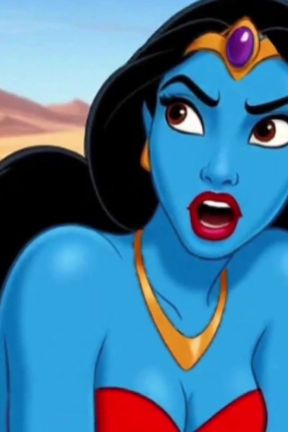 Genie Girl Jerk off Dick to Adaddin. Fairy Tale Story