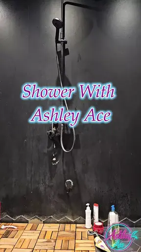 Ashley Ace pleases herself in steamy shower session