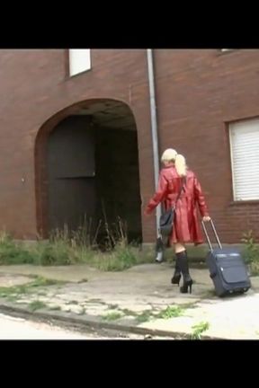 Mature MILF with Nice Tits Fucked Outdoors and Cumshot in Mouth by a Fat Man