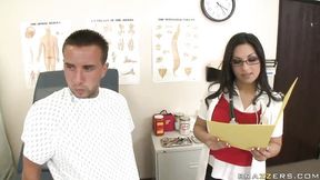 Straight hair dirt with horny Jazmine Star from Brazzers Exxtra