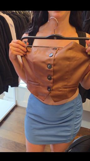 Trying Out Some Clothing