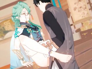 baizhu genshin impact queer manga animation