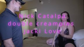Nick Catalpa double creampies Jacki Love (1080p)