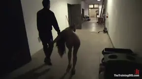 Bound and spanked Maya Mathews gets hard training