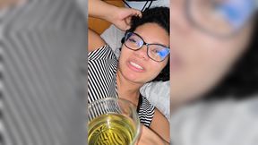 Feeding My Pregnant Slave Piss and Cum and Spit Complete