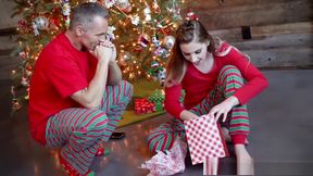 Niki Snow gets a pounding for Christmas from her Step daddy