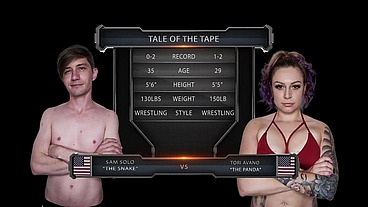 Tori Avano vs Sam Solo Mixed Wrestling