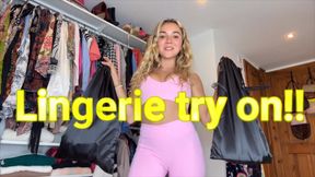 Lingerie try on!!!
