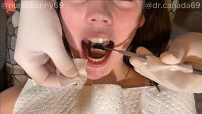 Dr. Canada Cleans Nurse Bunny's Teeth Multi Angle 1080p