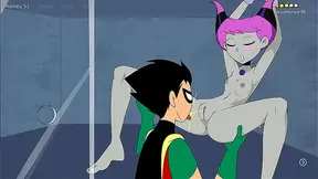 Raven Robin Bound by Alien Desire in Fiery Titan Encounter