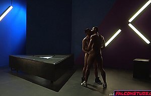 Tattooed Rikk York ass fucks Hugo York hardcore with his fingers