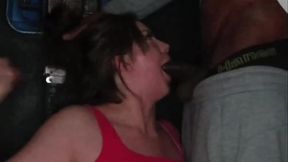 Blow Bang at a Phone Booth ? Me and my homeboy throat fucking my stepmother