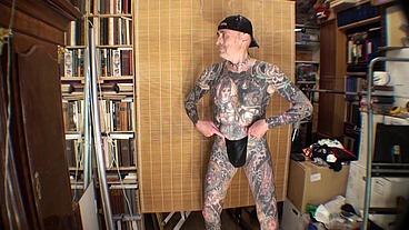 Danish Porn Model Leeharper Pinnomen Selects His Most Sexy 50’s Thongs - and You will Surely Enjoy when this Horny Sex Worker Masturbates for You and with His Stiff Penis Blasts His Load !