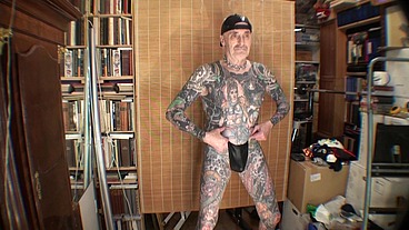 Danish Porn Model Leeharper Pinnomen Selects His Most Sexy 50’s Thongs - and You will Surely Enjoy when this Horny Sex Worker Masturbates for You and with His Stiff Penis Blasts His Load !