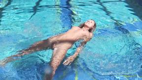 ”Mary Kalisy hot brunette mommy in red lingerie”