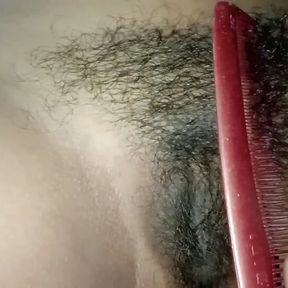 Bhabhi&#039;s pussy hairstyle.