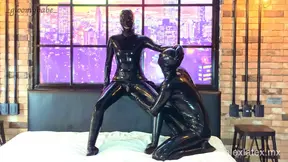 Alex Latex gets her rubberdoll POV fucked and vibrated