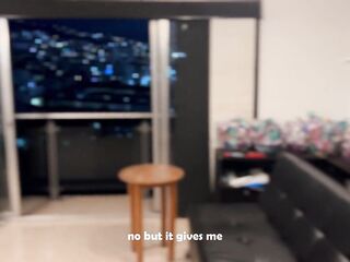 Empanadas Sales Male from zero sales to hawt bang with his client who had no cash christmas eve, this guy cumshots a lot in her throat (PART 1)