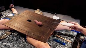 Board for cock and balls