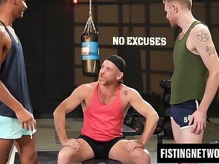 Andrew Connor and Apollo Fates team up to breed and fist Eric The Red