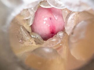 Biggest Creampie with Inward View whilst Banging Fleshlight, Groaning and Bawdy Talking - fap2it