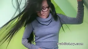 Very Hot Euro Babe Bangs In Public Stairwell