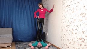 Remarkable 19 yo girl has just one passion – boot domination, vf2850x 1080p