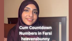 Cum Countdown in Farsi | Hijabi Persian Goddess Fully Covered Clothing JOI