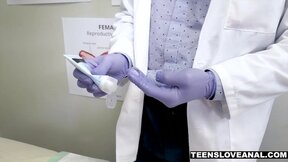 Doctor Checks patients' Butt with his Penis