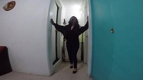 Hot mature butt&#x1F351; arrives home from work &mdash;  ready for fun