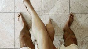 Look at my sexy strong legs-5 AVI