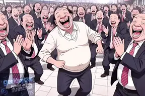 Hot female robots please old men in Japanese anime