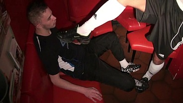 sneaker boy fucke dby straight arba with XXL COCK in cruising