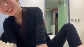 [pov] Satin Gloves Queen's Cruel Glans Teasing & Extreme Orgasm Control Handjob