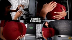 Aria Nicole - "Unstable Chemical Expansion" Chemistry Student's Accidental Breast Expansion - UHD 4K