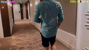 Hot executive model gets nipple worshipped in the hotel!