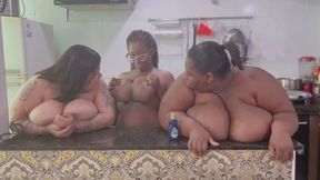 Countertop Queens Three Sensual Goddesses Take Over the Kit PART 3