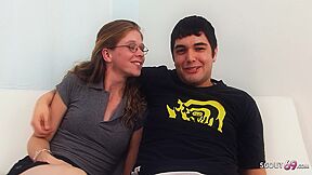 Loser Cuckold Bf Watches His Ginger Nerd Girlfriend Have Sexy With Bbc