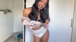 Dancing in diapers to my daddy