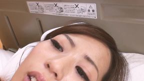 Office's Japanese Babes Scene-3 Japanese Nurse with Hairy Pussy Fucks Her Patient