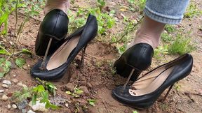 Metal High Heels vs High Heels, Metal Stilettos Crush, High Heels Stomping, High Heels Wrecked, High Heels Crush