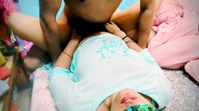 Village girl simran had a good time.