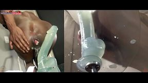 *PREMIUM* TWO ANGLES 1&amp_2| Huge Dildo Riding Balls Deep Ass Fucking Extreme Anal Twink - Starring DJ ButtPussy