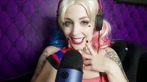 Harley Quinn wants you to stroke your cock hard(ASMR) - Mel Fire