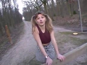 Sexy Teen with Ponytails Shows Her Body in the Shower and Gets Fucked