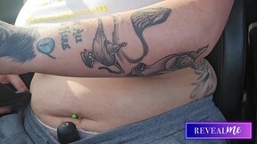 RevealMe  CURVY GODDESS TIT PLAY & MASTURBATION IN CAR: BUSTY SOLO FANTASY
